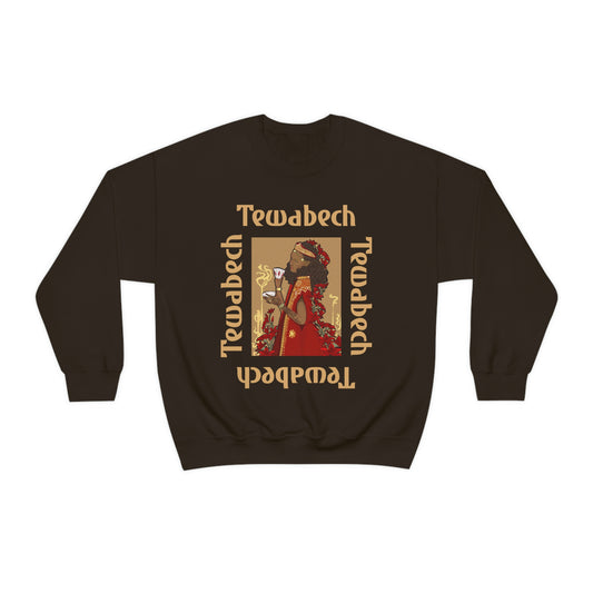 Tewabech Print Sweatshirt